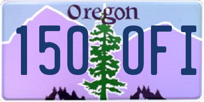 OR license plate 150OFI