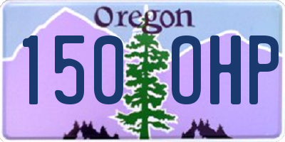 OR license plate 150OHP