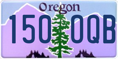 OR license plate 150OQB