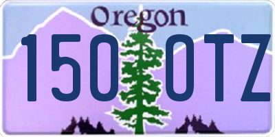 OR license plate 150OTZ