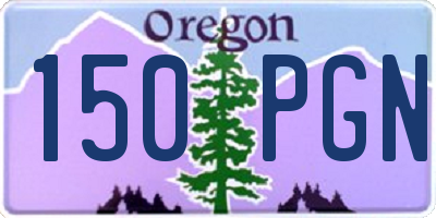 OR license plate 150PGN