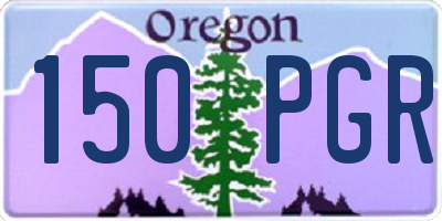 OR license plate 150PGR