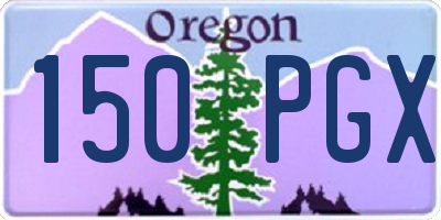 OR license plate 150PGX