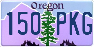 OR license plate 150PKG