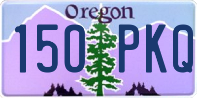 OR license plate 150PKQ