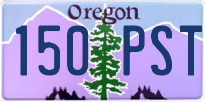 OR license plate 150PST