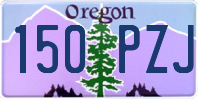 OR license plate 150PZJ