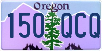 OR license plate 150QCQ