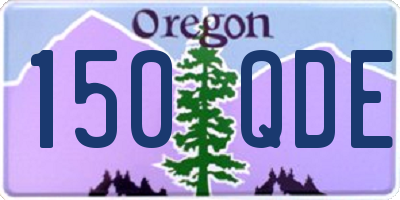 OR license plate 150QDE