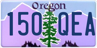 OR license plate 150QEA