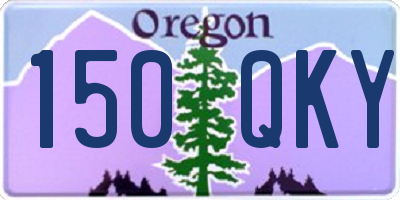 OR license plate 150QKY