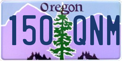 OR license plate 150QNM