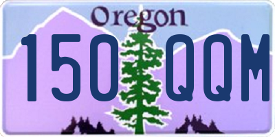 OR license plate 150QQM
