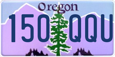 OR license plate 150QQU
