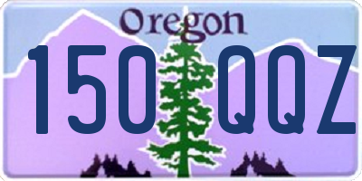 OR license plate 150QQZ