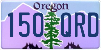 OR license plate 150QRD