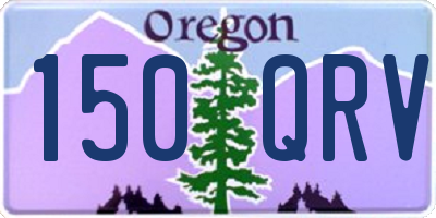 OR license plate 150QRV