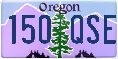 OR license plate 150QSE