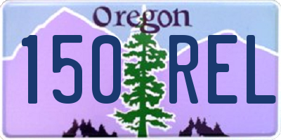 OR license plate 150REL
