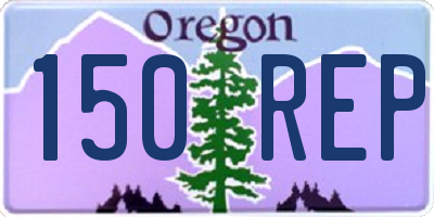 OR license plate 150REP