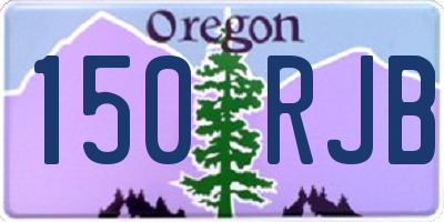 OR license plate 150RJB