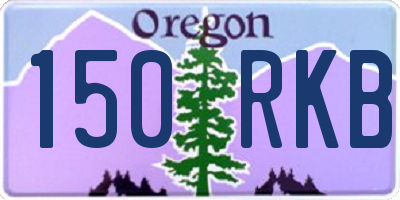 OR license plate 150RKB