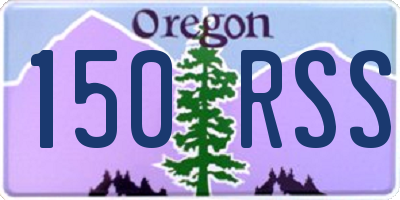 OR license plate 150RSS