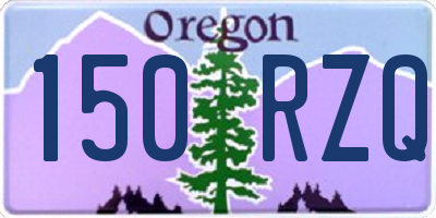 OR license plate 150RZQ