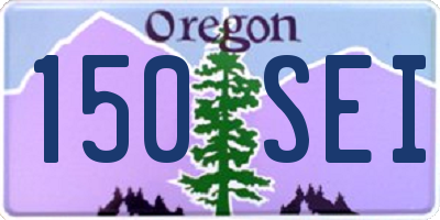 OR license plate 150SEI