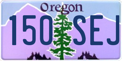 OR license plate 150SEJ