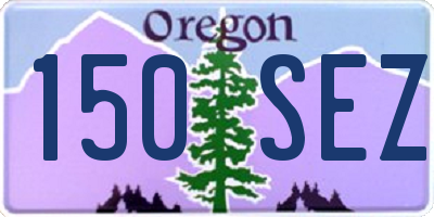 OR license plate 150SEZ