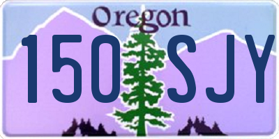 OR license plate 150SJY