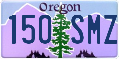 OR license plate 150SMZ