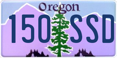OR license plate 150SSD