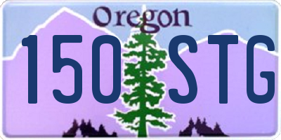 OR license plate 150STG
