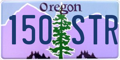 OR license plate 150STR