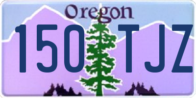 OR license plate 150TJZ