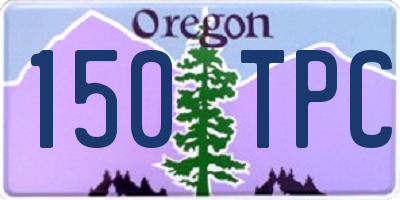 OR license plate 150TPC