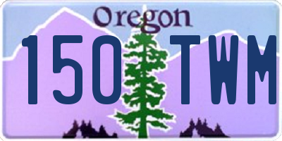 OR license plate 150TWM