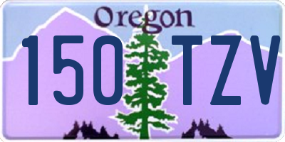 OR license plate 150TZV
