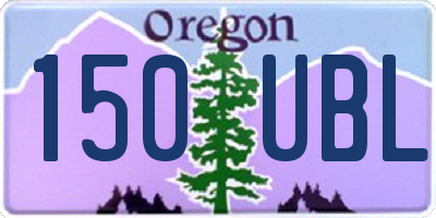 OR license plate 150UBL