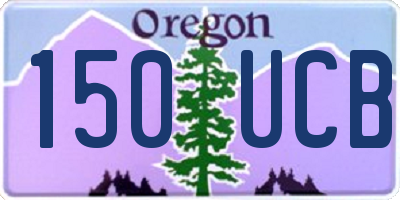 OR license plate 150UCB