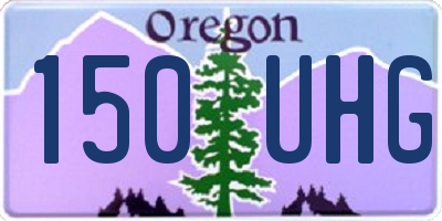 OR license plate 150UHG