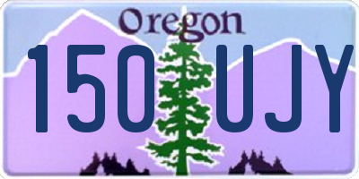 OR license plate 150UJY
