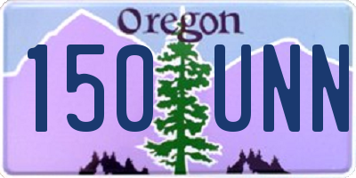 OR license plate 150UNN