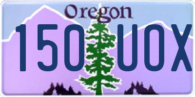 OR license plate 150UOX