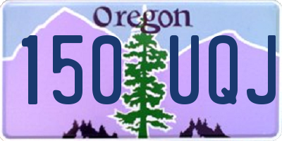 OR license plate 150UQJ
