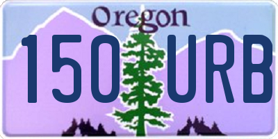 OR license plate 150URB