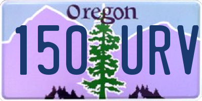 OR license plate 150URV