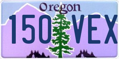 OR license plate 150VEX